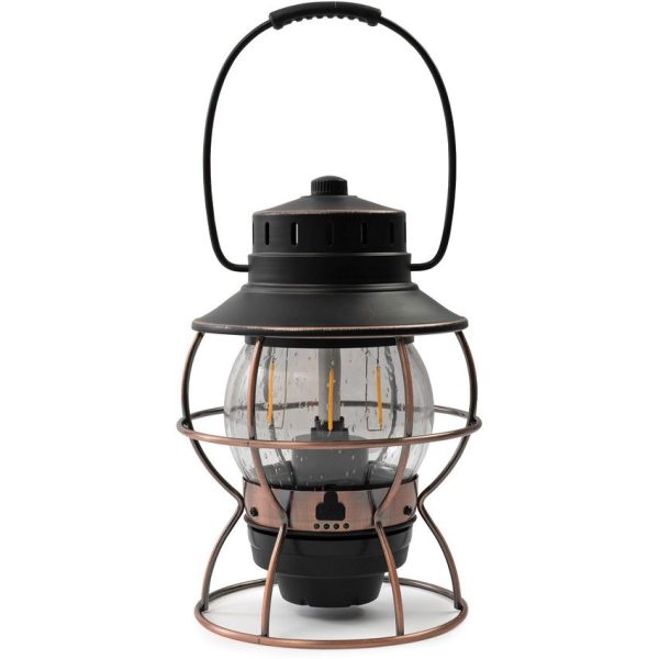 Barebones Railroad Lantern - Rechargeable Vintage LED