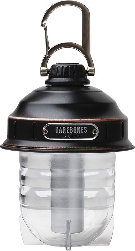 Barebones Beacon Hanging Lantern Bronze - Rechargeable