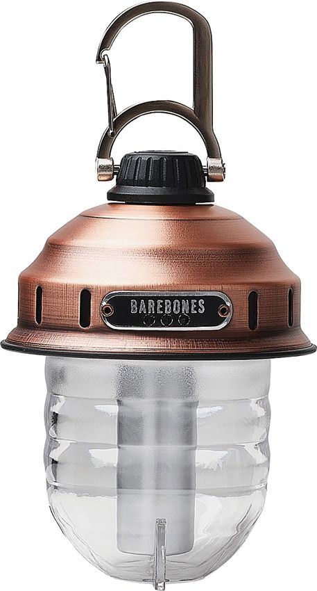 BARE297.jpg Barebones Beacon Hanging Lantern Copper - Rechargeable