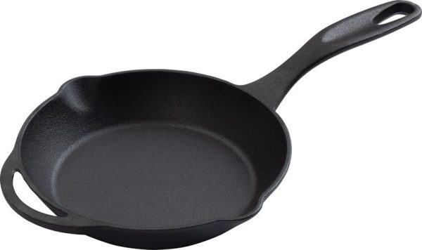 BARE301.jpg Barebones Living Cast Iron Skillet 8in - Dual Pour Spouts
