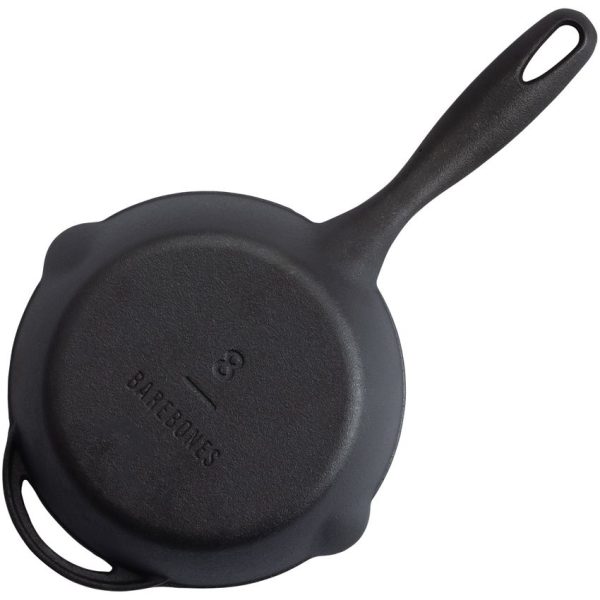 BARE301_add_01.jpg Barebones Living Cast Iron Skillet 8in - Dual Pour Spouts