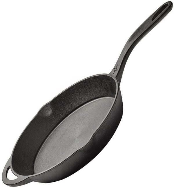 BARE302.jpg Barebones Living Cast Iron Skillet 10in - Dual Pour Spouts
