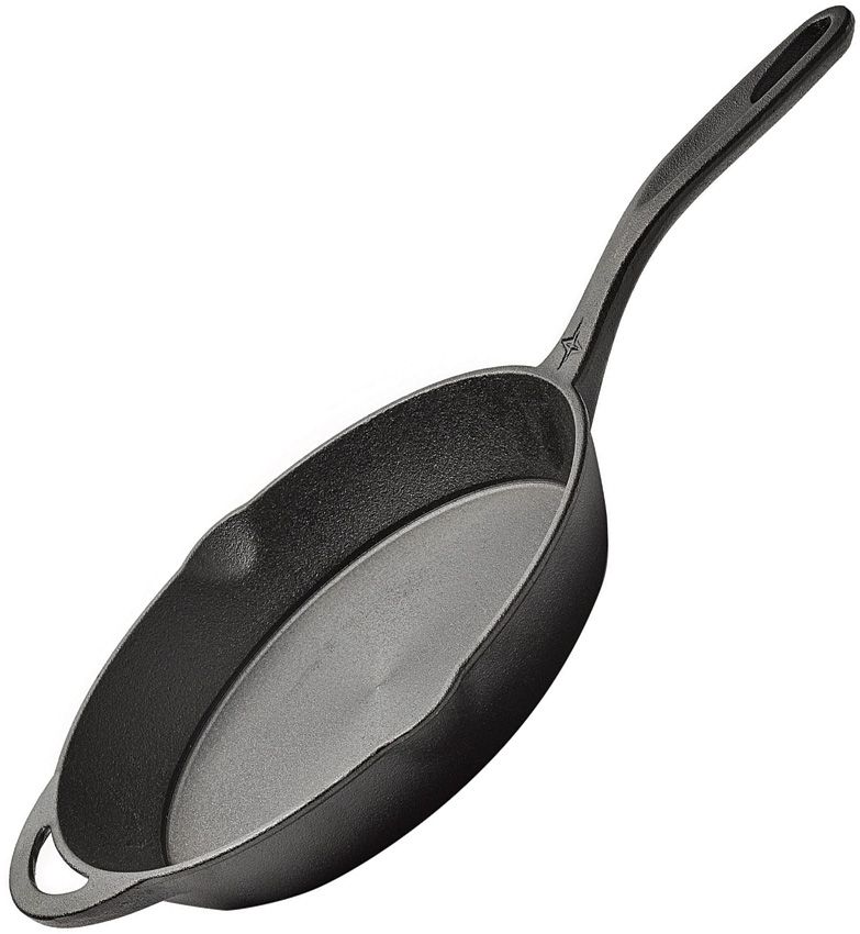 Barebones Living 10in Cast Iron Skillet with Dual Pour Spouts
