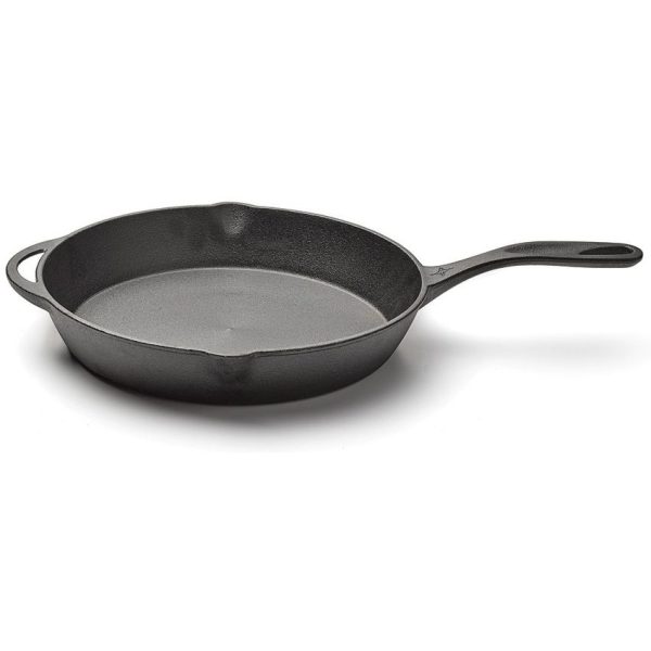 Barebones Living Cast Iron Skillet 12in - Dual Pour Spouts