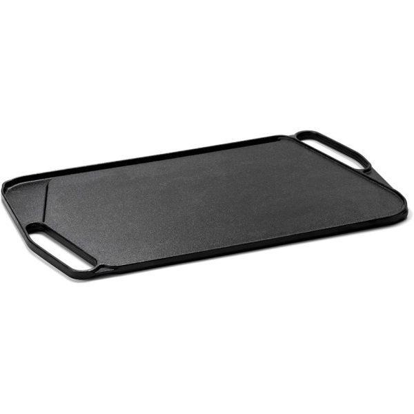 BARE313_add_01.jpg Barebones Living Cast Iron Griddle 21in Reversible - Grill/Flat