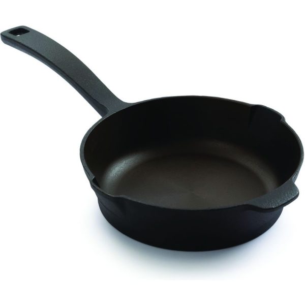 Barebones Living Cast Iron Skillet 6in with Lid - Polished