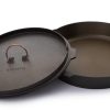 BARE318.jpg Barebones Living Cast Iron Skillet 12in Japanese Design - Copper