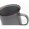 Barebones Living Enamel Cups - Stone Gray 14oz Set of Two