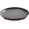 Barebones Living Enamel Plate Set - Stone Gray 11in