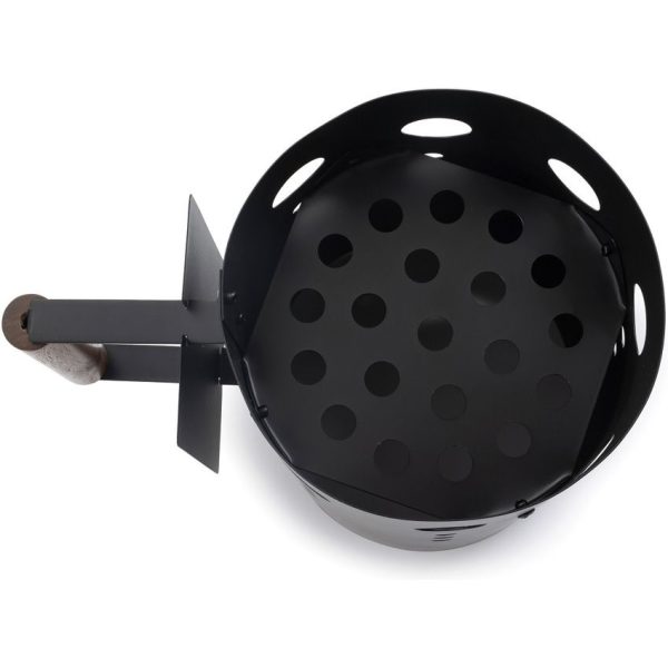 Barebones Living Charcoal Basket - Wood Handle