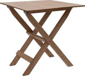 Barebones Living Ridgeline Wood Folding Table - Birch
