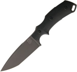 BAS04V2.jpg Bastinelli Creations RED V2 Fixed Blade 4" N690Co Black PVD