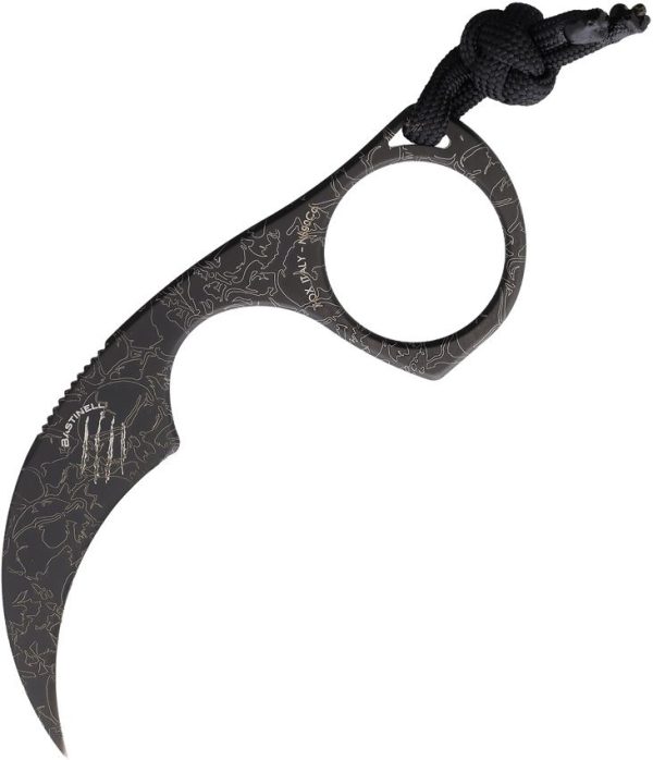 BAS05S.jpg Bastinelli Creations Diagnostic Karambit Skull PVD N690Co