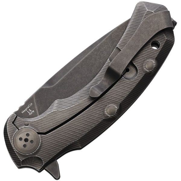 Bastinelli Creations Safe Framelock - Magnacut Stonewash