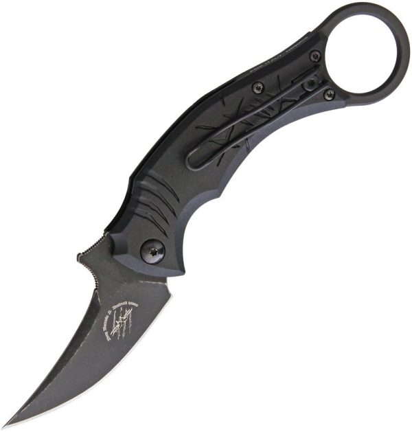 Bastinelli Creations Mako Folder - D2 Black Finish