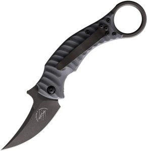 Bastinelli Mako Linerlock Gray G10 N690 Karambit Folding Knife