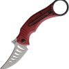 Bastinelli Creations Mako Linerlock Trainer Red G10 Folding Knife