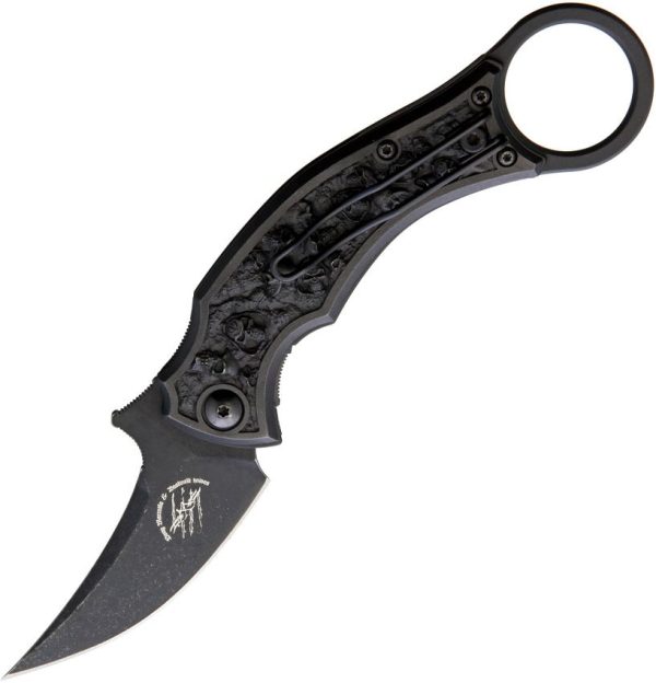 Bastinelli Creations Mako Linerlock Bronze Folding Knife N690