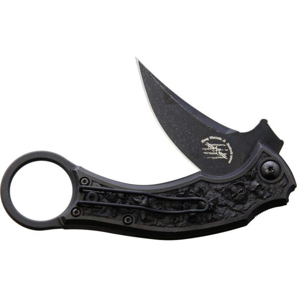Bastinelli Creations Mako Linerlock Bronze Folding Knife N690