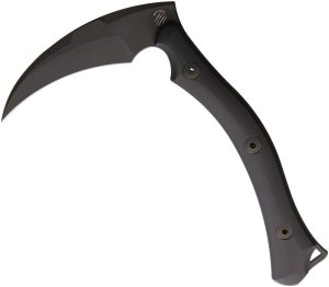 BAS201.jpg Bastinelli Creations Reaper Tac Fixed Blade N690 Black G10