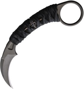BAS202BM.jpg Bastinelli Creations PiKa Karambit N690 PVD Black Tactical