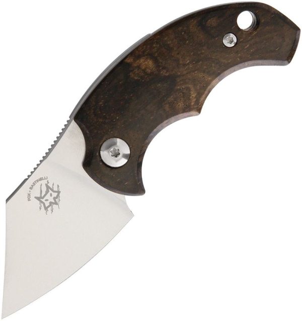 Bastinelli Creations BB Drago Folder N690 Ziricote Wood Folding Knife