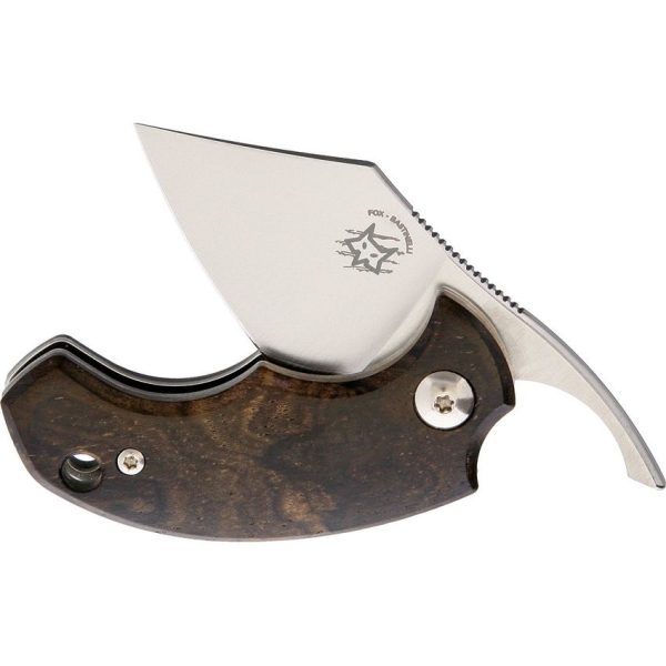 Bastinelli Creations BB Drago Folder N690 Ziricote Wood Folding Knife