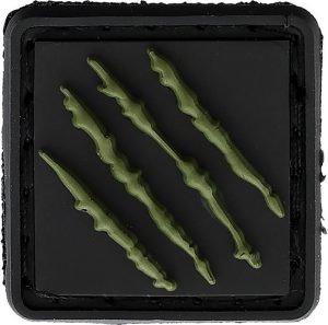 BAS205SG.jpg Bastinelli Creations Scratches Patch Black/Green