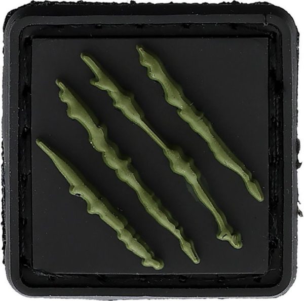 BAS205SG.jpg Bastinelli Creations Scratches Patch Black/Green