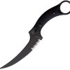 Bastinelli Creations Mako Fixed Blade Serrated N690 Black G10