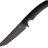 Bastinelli Creations PY Fixed Blade Knife 5" N690 Tanto Black G10