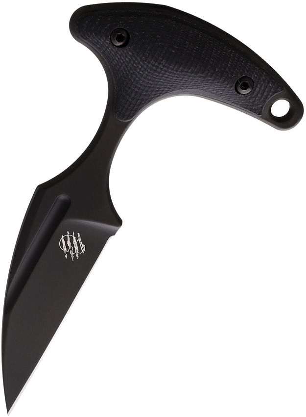 BAS208.jpg Bastinelli Creations Innocent Push Dagger Black N690 w/ Sheath