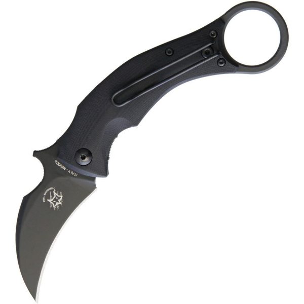 Bastinelli Creations Black Bird Linerlock N690 Black