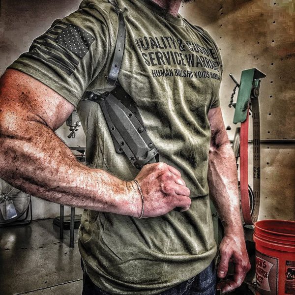 Bastinelli Creations Leather Shoulder Holster Black