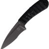 BAS215M.jpg Bastinelli Creations Sin Fixed Blade N690 Black Cord Wrap