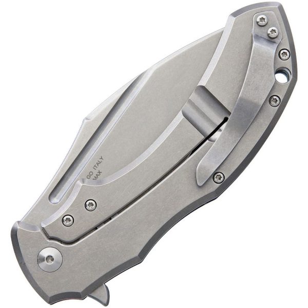 Bastinelli Shadow Framelock Folding Knife Elmax Steel Carbon Fiber