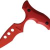 BAS219T.jpg Bastinelli Creations Manaia Push Dagger Trainer - Red G10