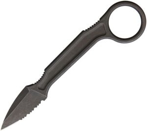 Bastinelli Creations SPADE Serrated Fixed Blade - N690
