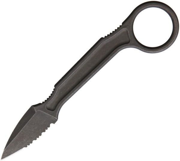 Bastinelli Creations SPADE Serrated Fixed Blade - N690