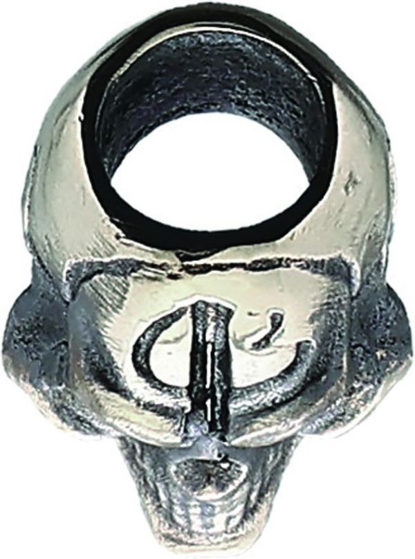 Bastinelli Creations Small Skull Lanyard Bead - Pewter