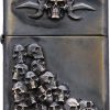 Bastinelli Creations Skulls Zippo - Single Sided
