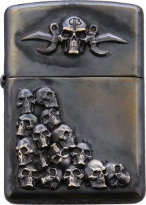 Bastinelli Creations Skulls Zippo - Single Sided