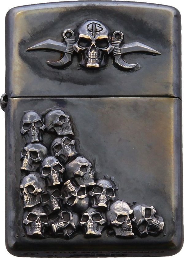 Bastinelli Creations Skulls Zippo - Single Sided