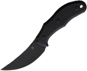 BAS233.jpg Bastinelli Creations Chopper Fixed Blade - Black G10