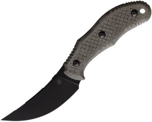 Bastinelli Creations Chopper OD Green - M390 Fixed Blade