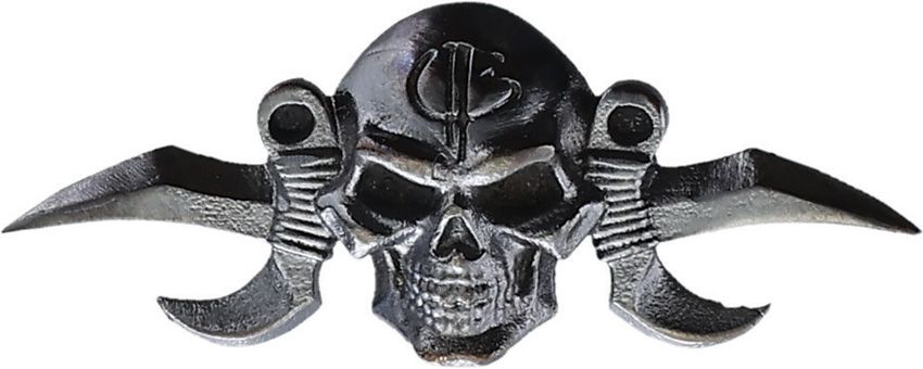 Bastinelli Creations Small Reaper Menuki Dark Bronze