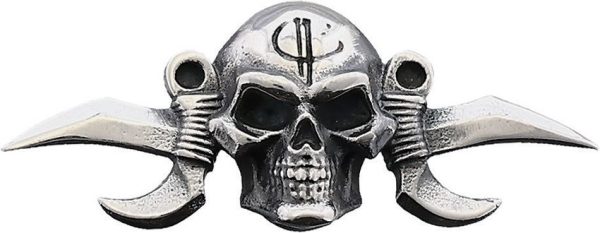 BAS236S.jpg Bastinelli Creations Small Reaper Menuki - Silver