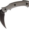 BAS250.jpg Bastinelli Creations Grumpy Fixed Blade M390 OD Green Micarta