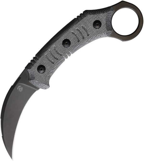 Bastinelli Creations Fury Fixed Blade M390 Karambit Black