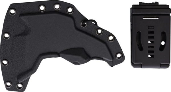 Bastinelli Creations Addiction Axe Fixed Blade M390 Green Micarta